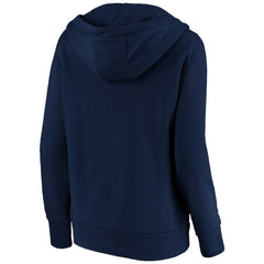 St. Louis Cardinals Women's Official Logo Crossover V-Neck Pullover Hoodie - Navy