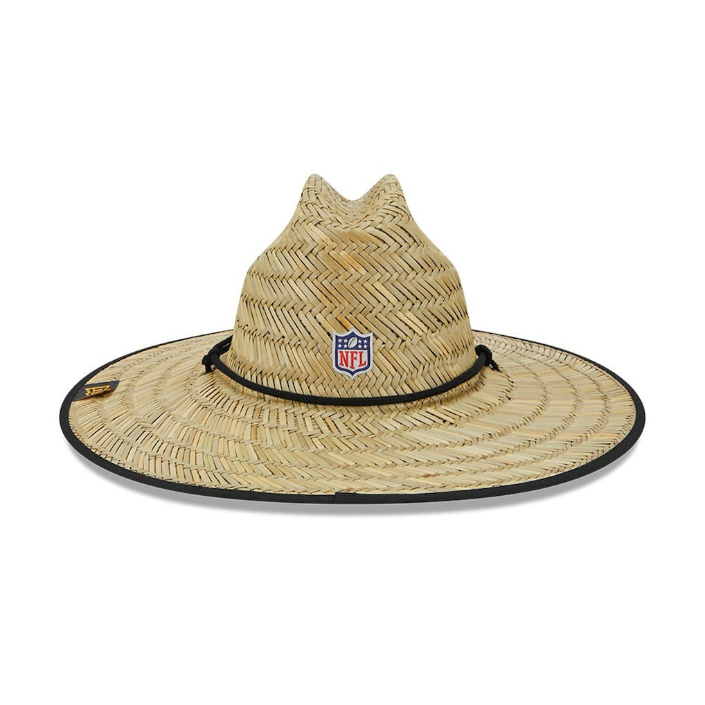 Pittsburgh Steelers New Era NFL Training Camp Straw Lifeguard Hat - Natural for sale