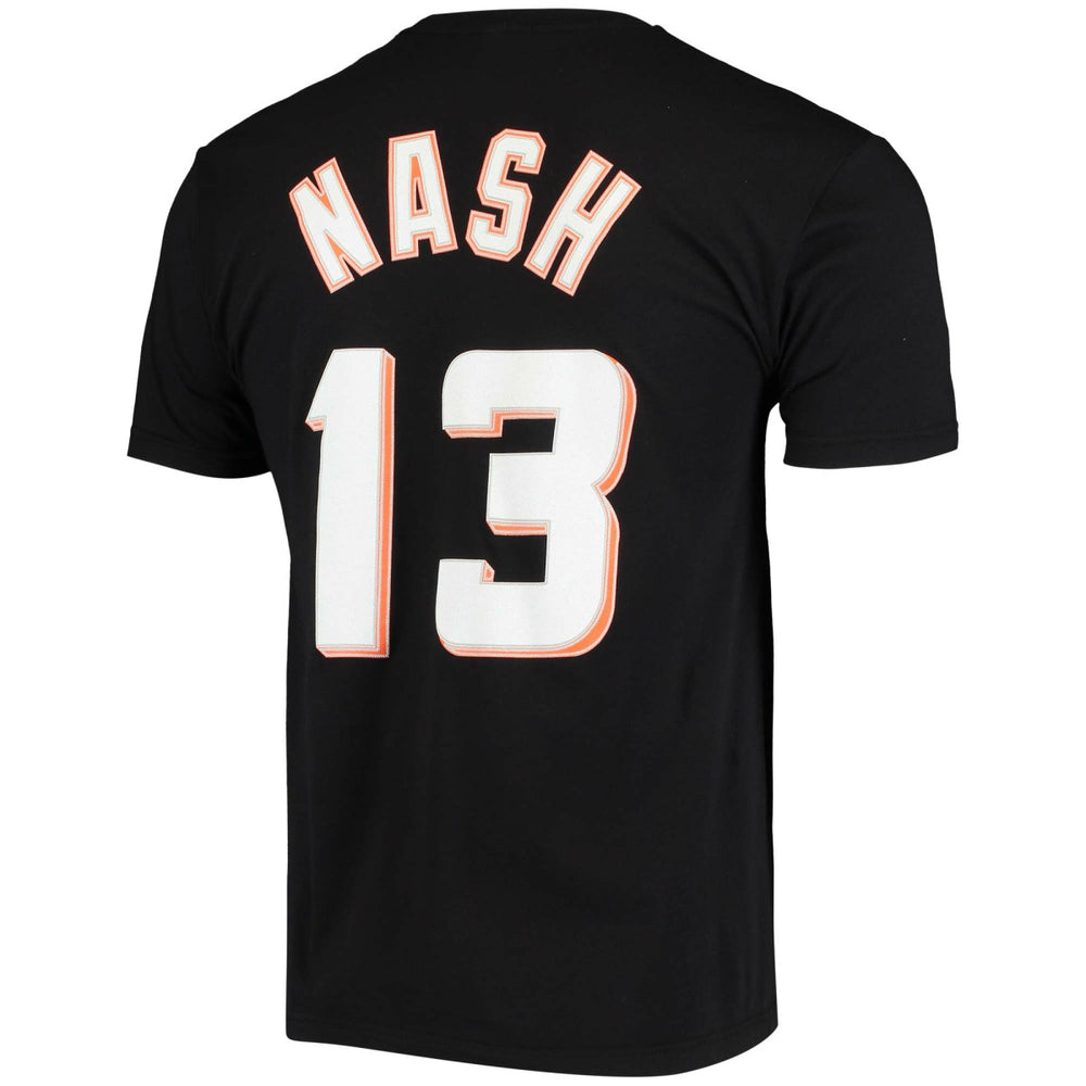 Steve Nash Phoenix Suns Hardwood Classics Stitch Name & Number T-Shirt - Black | Mitchell & Ness on sale