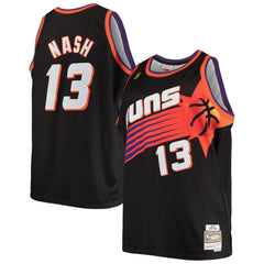 Steve Nash Phoenix Suns 1996/97 Big & Tall Hardwood Classics Swingman Jersey - Black | Mitchell & Ness outlet