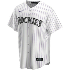 Colorado Rockies Home Replica Custom Jersey - White | Nike