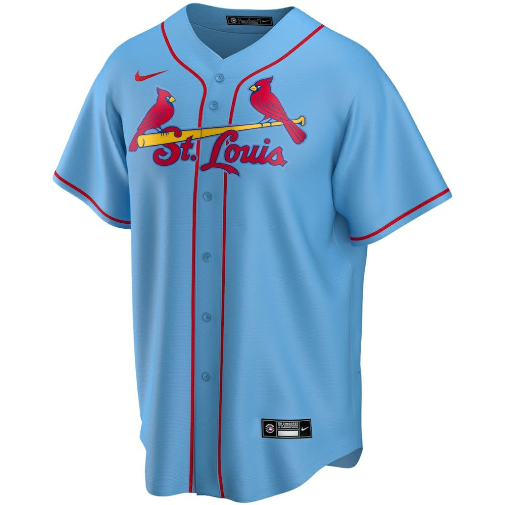 St. Louis Cardinals Alternate Replica Custom Jersey - Light Blue | Nike