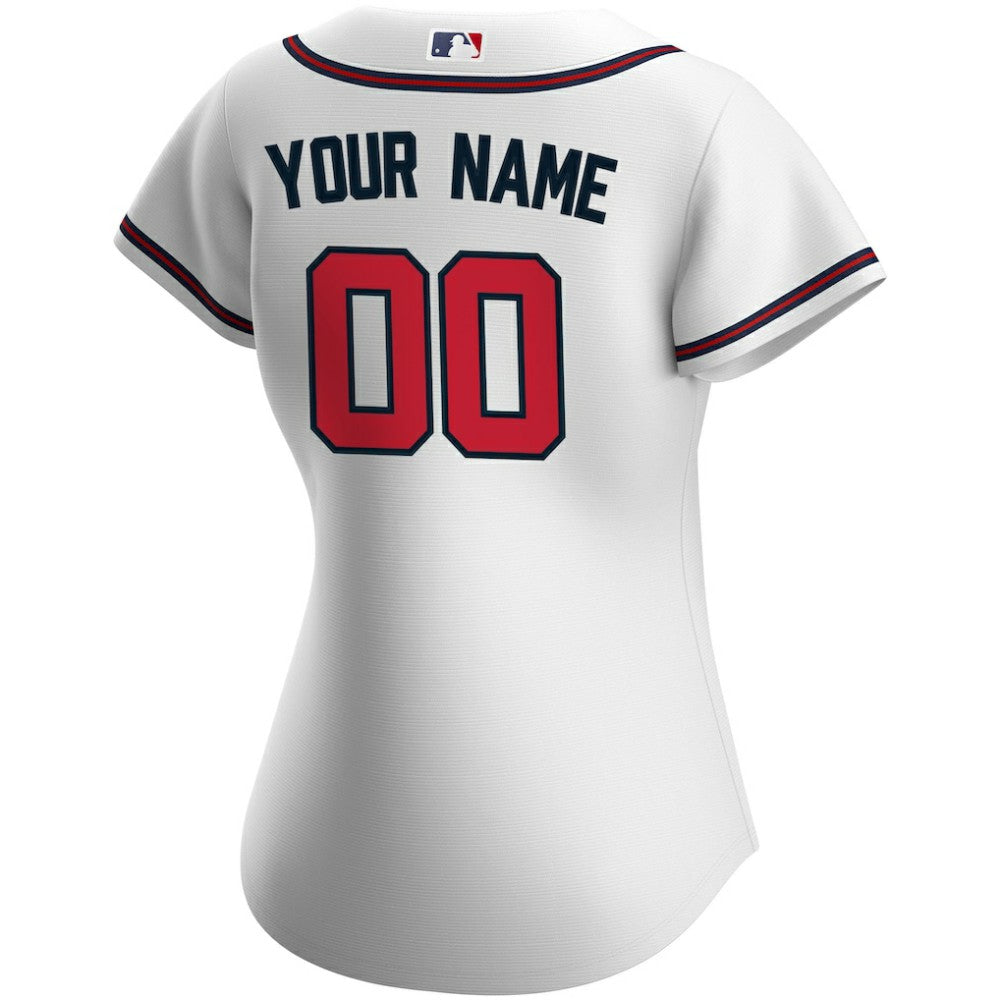 Atlanta Braves Women's Home Replica Custom Jersey - White | Nike