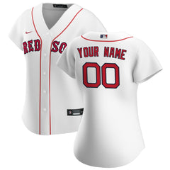 Boston Red Sox Women's Home Replica Custom Jersey - White | Nike