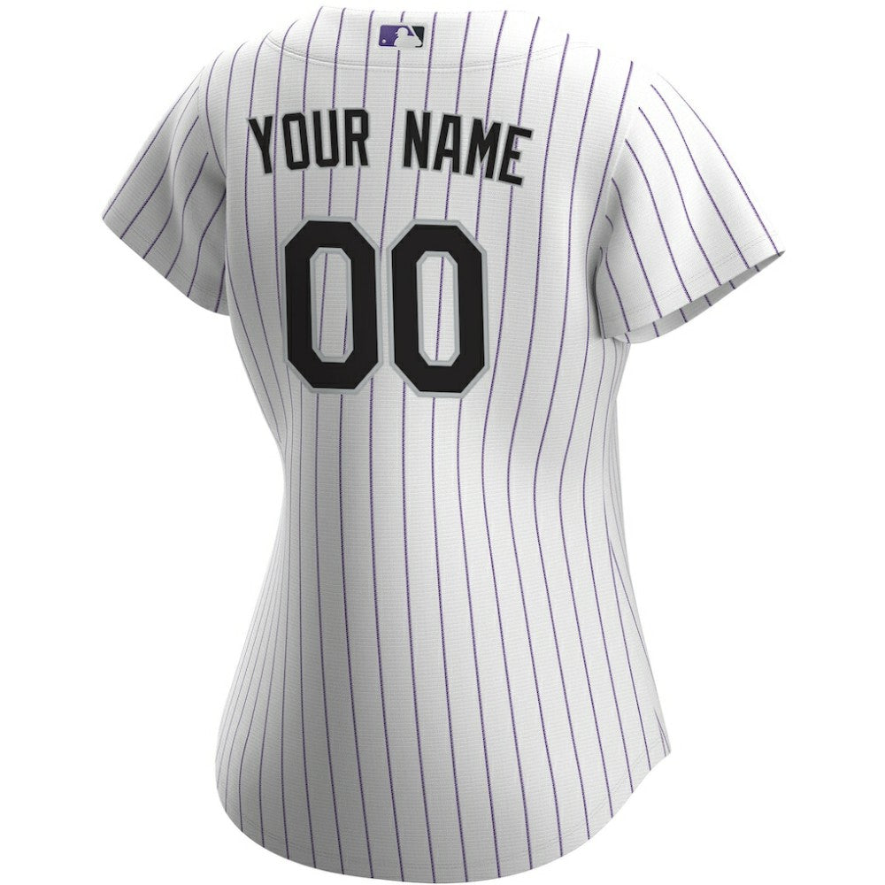 Colorado Rockies Women's Home Replica Custom Jersey - White | Nike