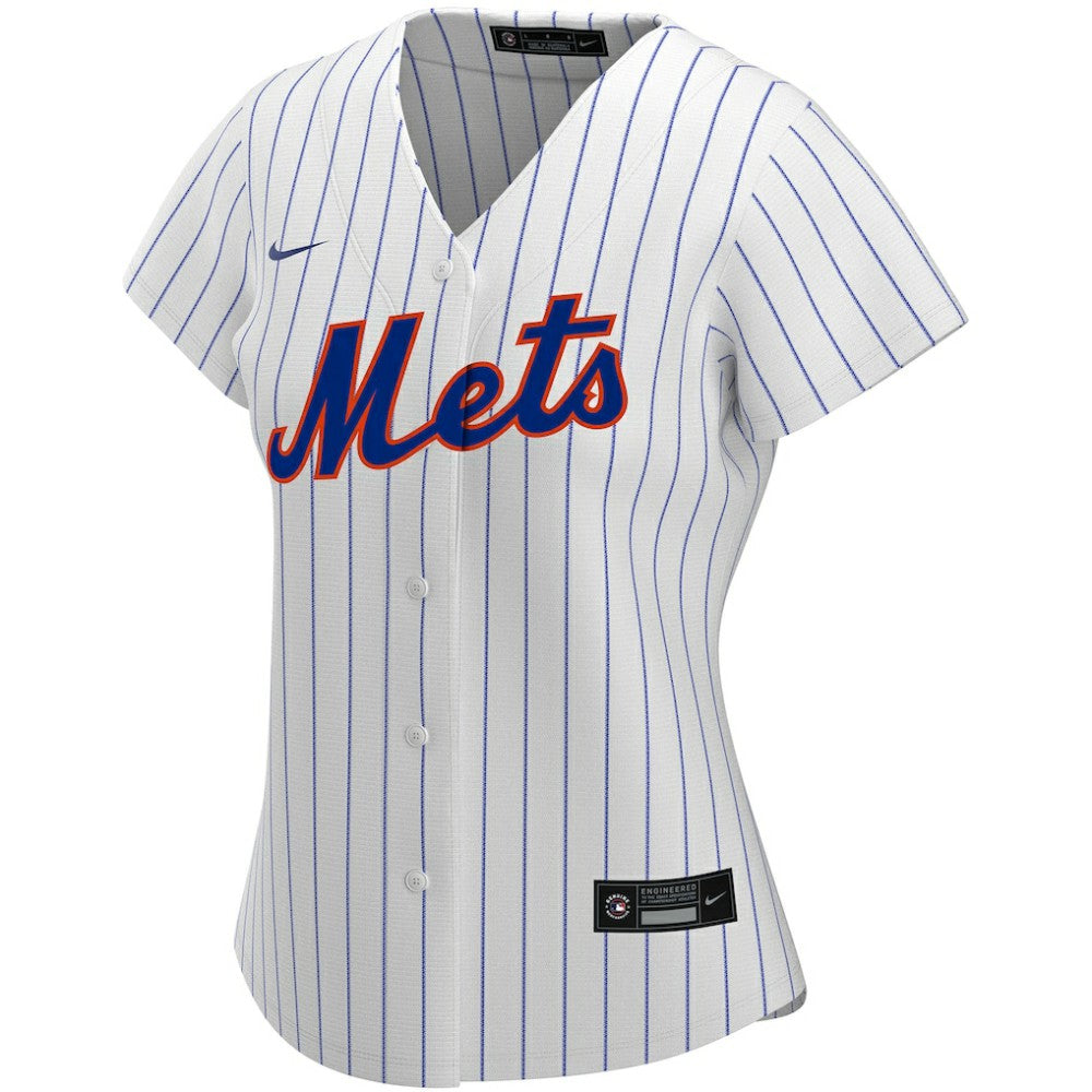 New York Mets Women's Home Replica Custom Jersey - White | Nike