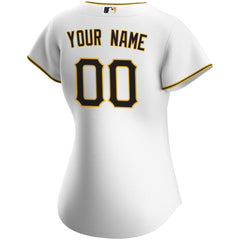 Pittsburgh Pirates Women's Home Replica Custom Jersey - White | Nike