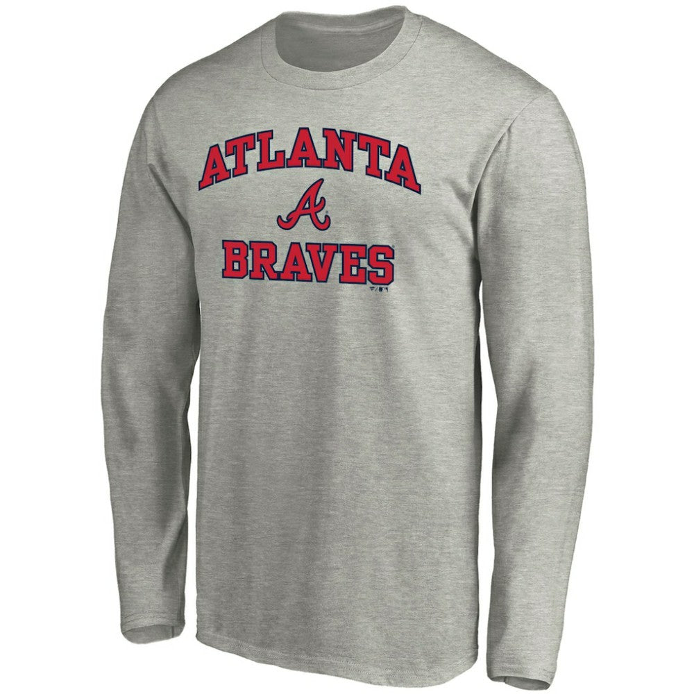 Atlanta Braves Heart & Soul Long Sleeve T-Shirt - Gray