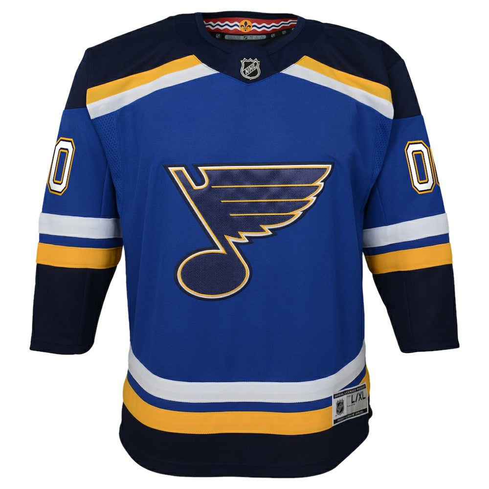 St. Louis Blues Youth Home Premier Custom Jersey Blue