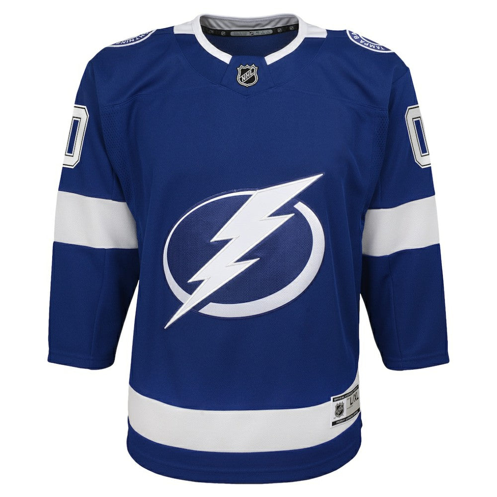 Tampa Bay Lightning Youth Home Custom Premier Jersey Blue