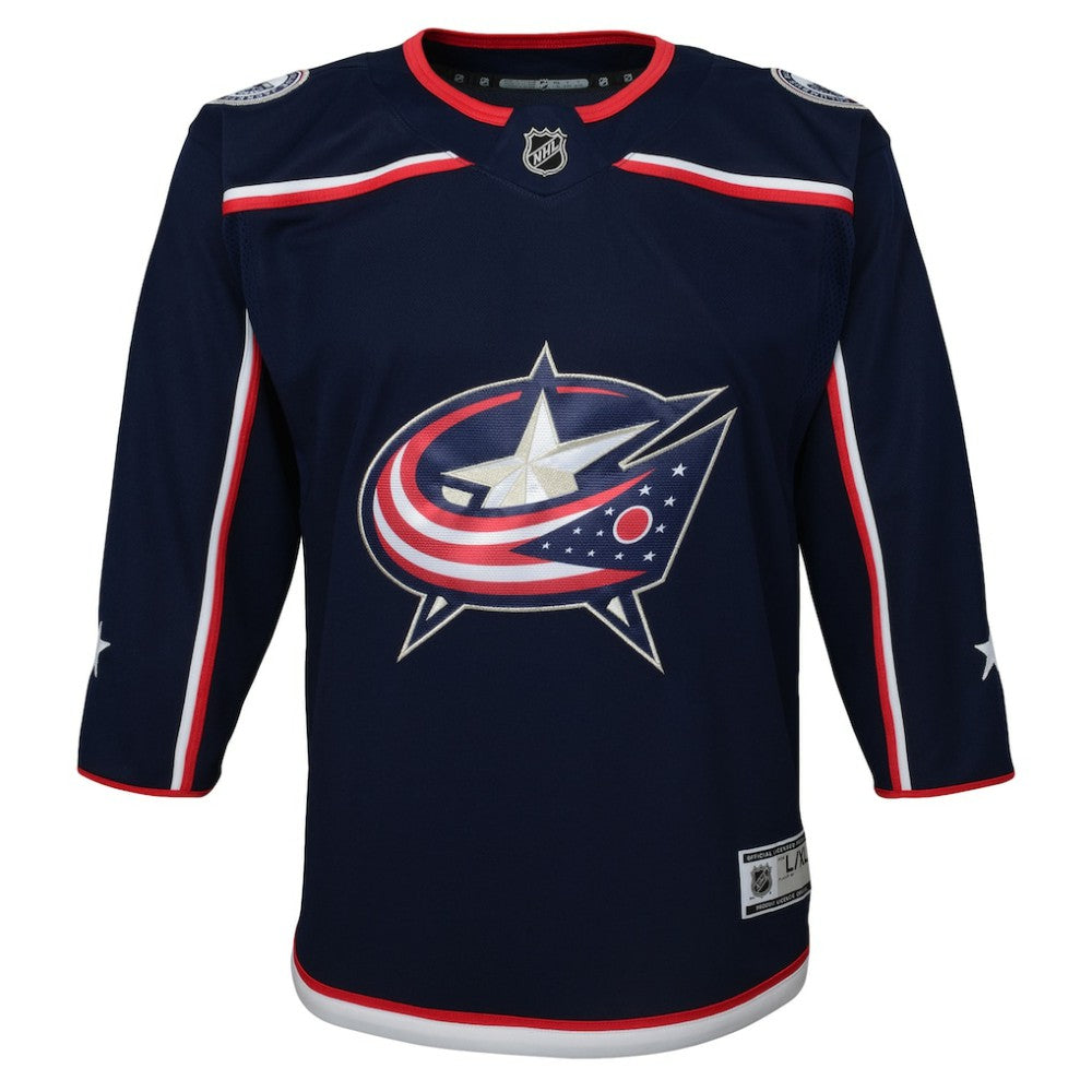 Columbus Blue Jackets Youth Home Premier Jersey Navy