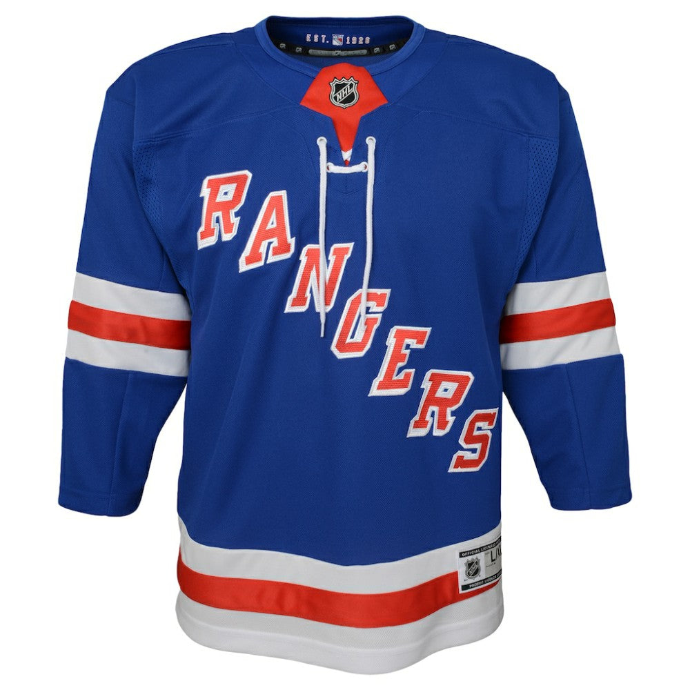 New York Rangers Youth Home Premier Jersey Blue