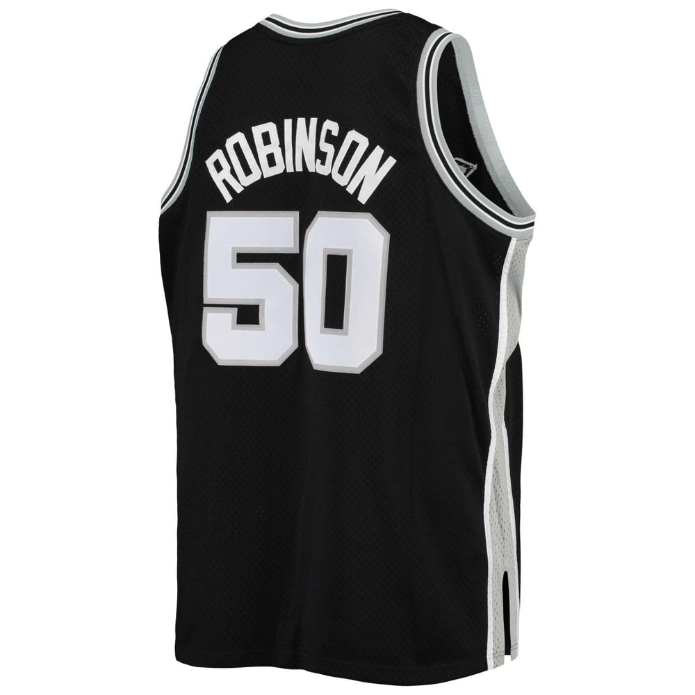 David Robinson San Antonio Spurs 1998/99 Big & Tall Hardwood Classics Swingman Jersey - Black | Mitchell & Ness for sale