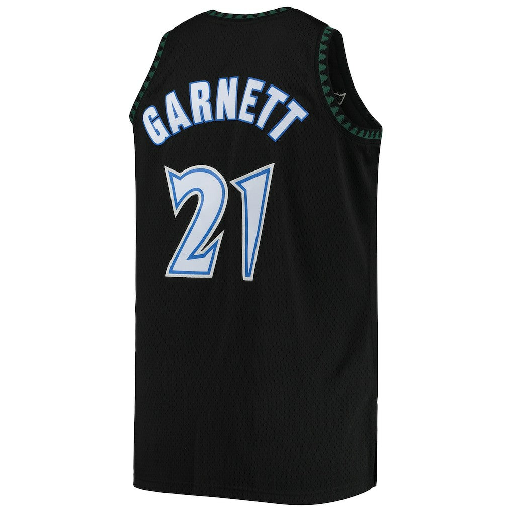 Kevin Garnett Minnesota Timberwolves 1997/98 Big & Tall Hardwood Classics Swingman Jersey - Black | Mitchell & Ness on sale