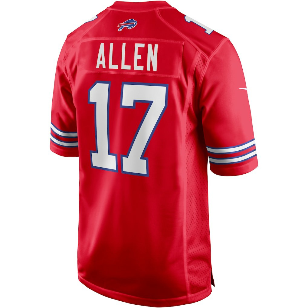 Josh Allen Buffalo Bills Alternate Game Player Jersey - Red | Nike on sale