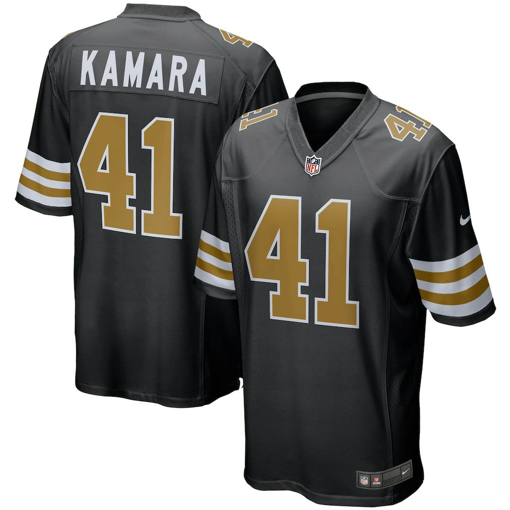 Alvin Kamara New Orleans Saints Alternate Game Jersey - Black | Nike online