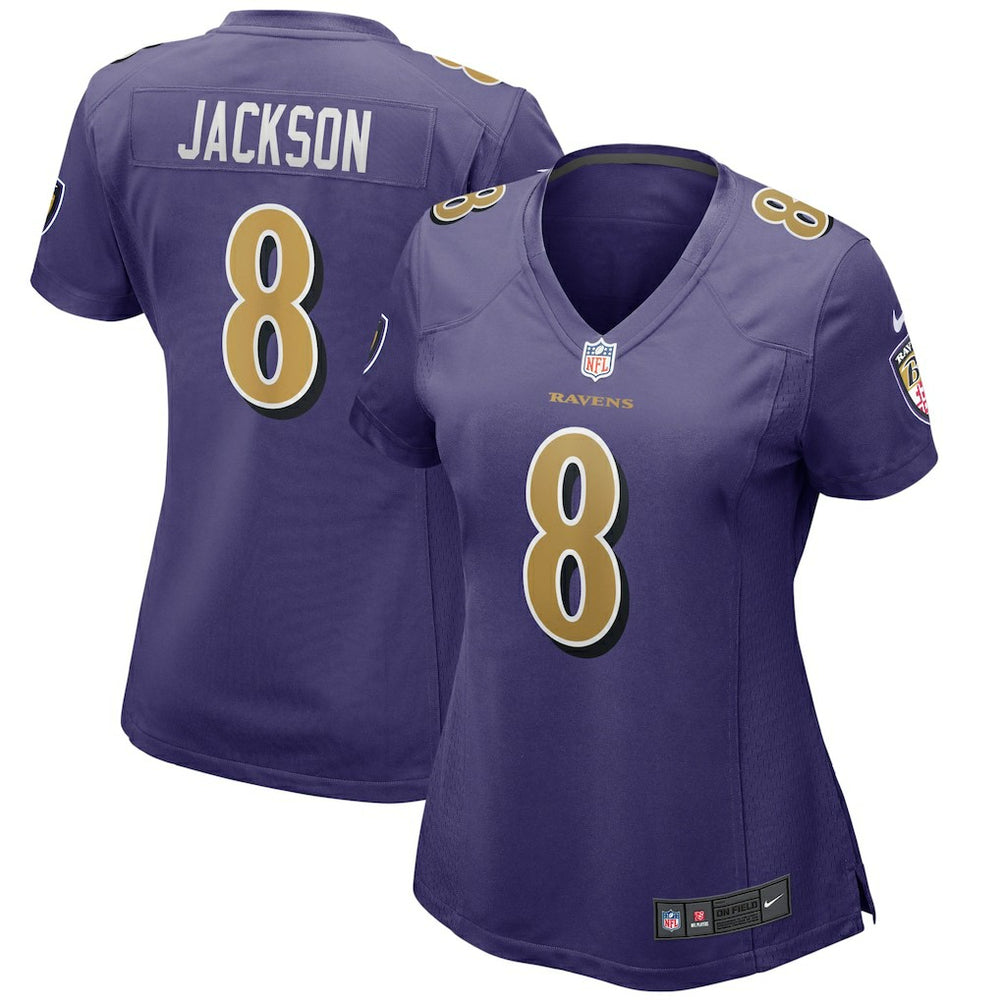Lamar Jackson Baltimore Ravens Women's Alternate Game Player Jersey - Purple | Nike online