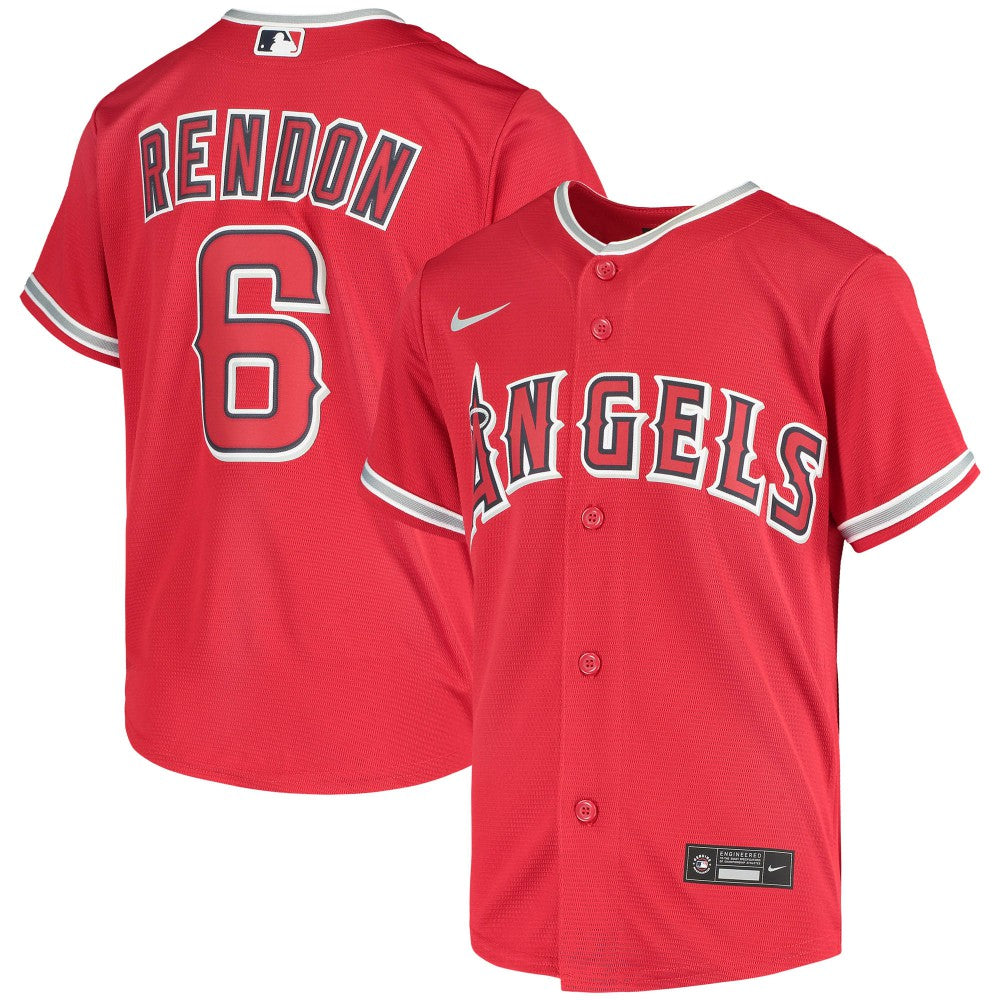 Anthony Rendon Los Angeles Angels Youth Alternate Replica Player Jersey - Red | Nike