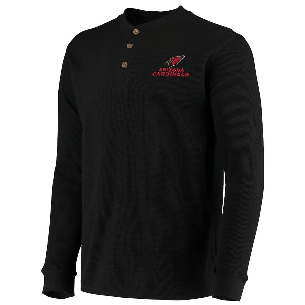 Arizona Cardinals Dunbrooke Logo Maverick Thermal Henley Long Sleeve T-Shirt - Black cheap