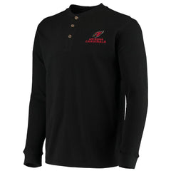 Arizona Cardinals Dunbrooke Logo Maverick Thermal Henley Long Sleeve T-Shirt - Black cheap