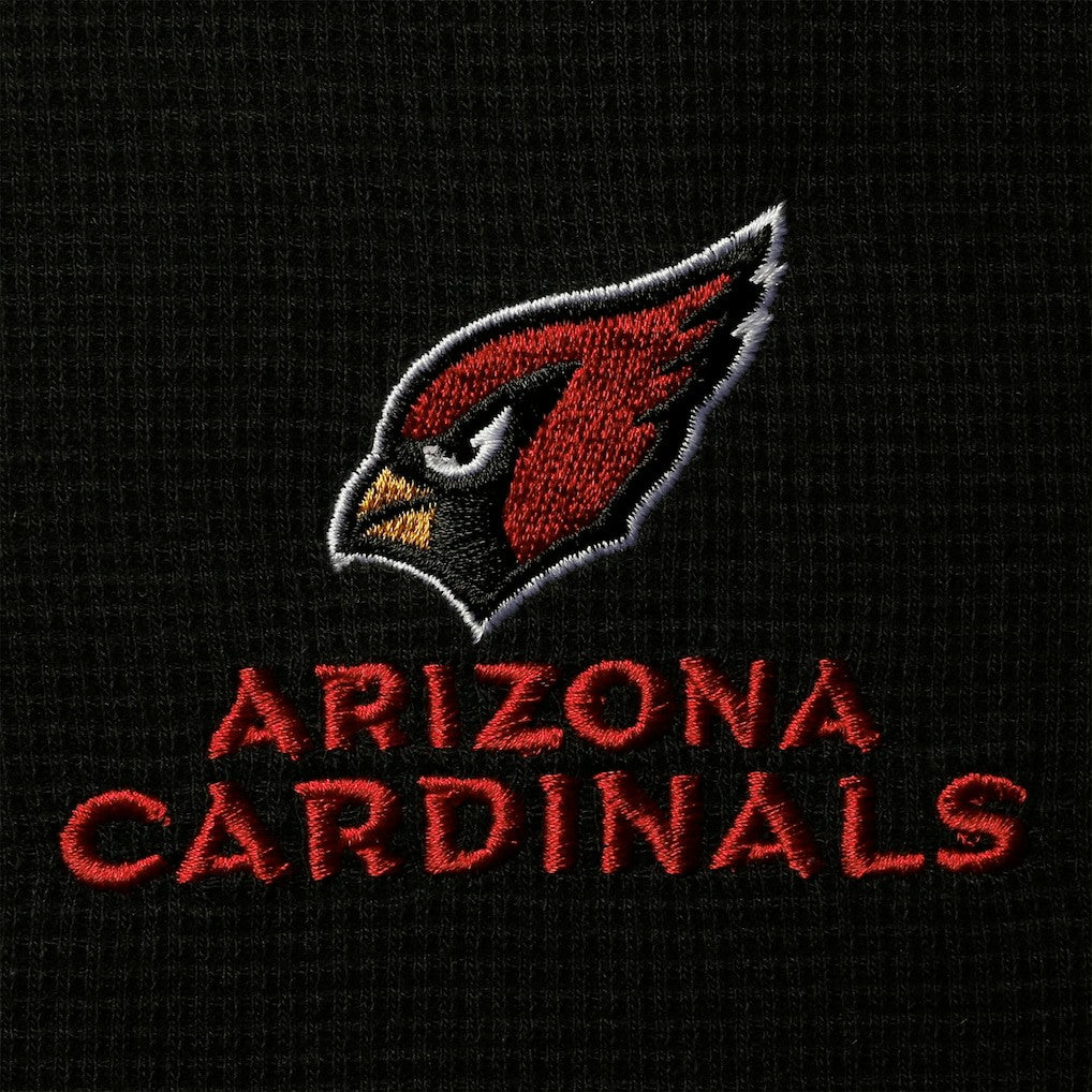 Arizona Cardinals Dunbrooke Logo Maverick Thermal Henley Long Sleeve T-Shirt - Black cheap