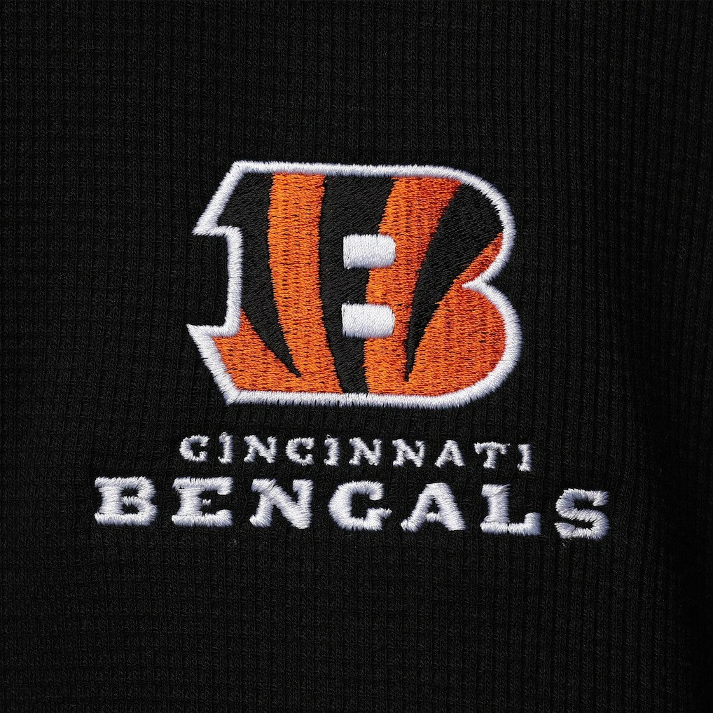 Cincinnati Bengals Dunbrooke Logo Maverick Thermal Henley Long Sleeve T-Shirt - Black online