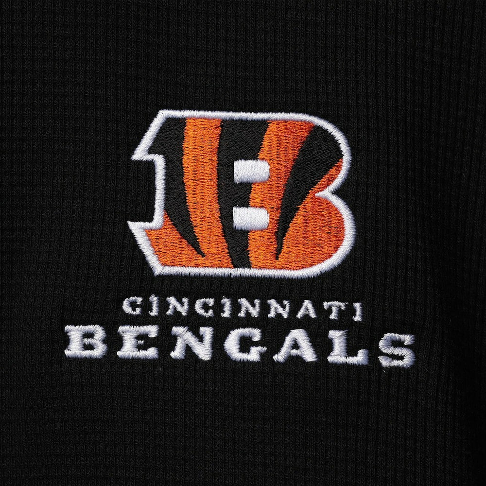 Cincinnati Bengals Dunbrooke Logo Maverick Thermal Henley Long Sleeve T-Shirt - Black online