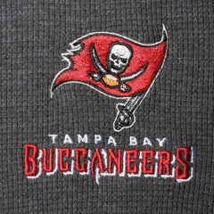 Tampa Bay Buccaneers Dunbrooke Logo Maverick Thermal Henley Long Sleeve T-Shirt - Charcoal for sale