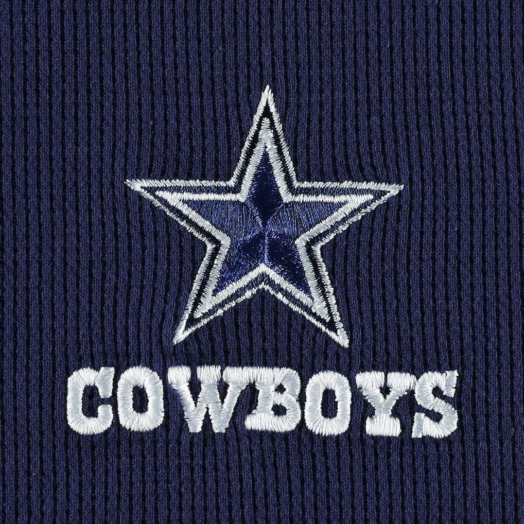 Dallas Cowboys Maverick Thermal Henley Long Sleeve T-Shirt - Navy discount