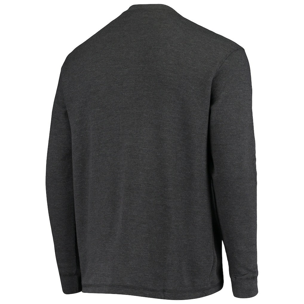 Miami Dolphins Dunbrooke Logo Maverick Thermal Henley Long Sleeve T-Shirt - Charcoal cheap