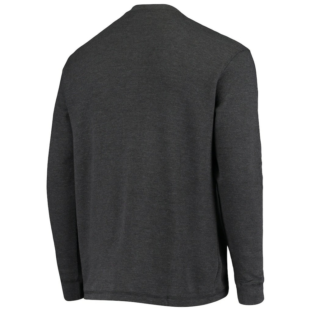 Miami Dolphins Dunbrooke Logo Maverick Thermal Henley Long Sleeve T-Shirt - Charcoal cheap