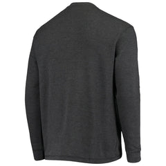 Miami Dolphins Dunbrooke Logo Maverick Thermal Henley Long Sleeve T-Shirt - Charcoal cheap