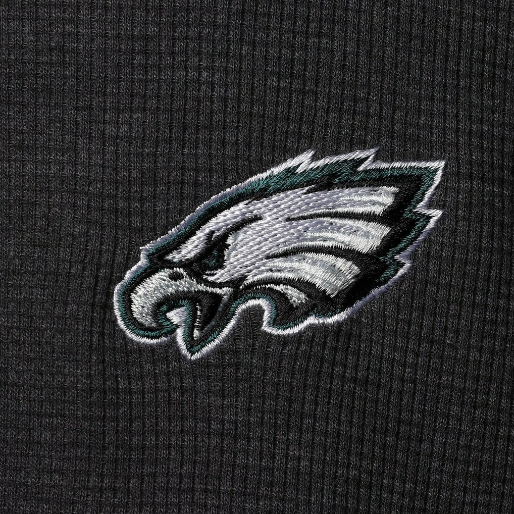 Philadelphia Eagles Dunbrooke Logo Maverick Thermal Henley Long Sleeve T-Shirt - Charcoal online