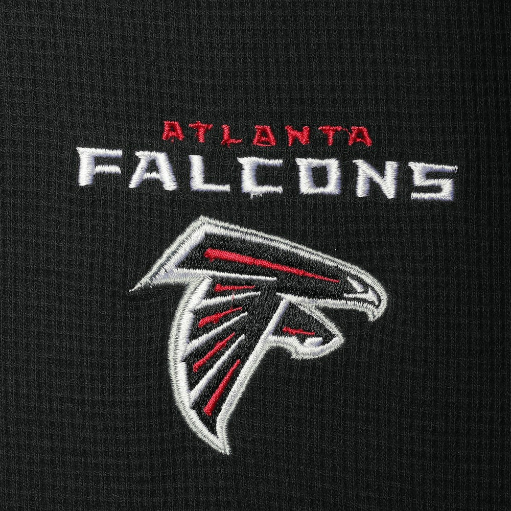 Atlanta Falcons Dunbrooke Logo Maverick Thermal Henley Long Sleeve T-Shirt - Black for sale