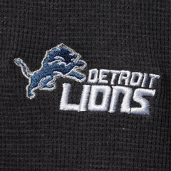 Detroit Lions Dunbrooke Logo Maverick Thermal Henley Long Sleeve T-Shirt - Charcoal on sale