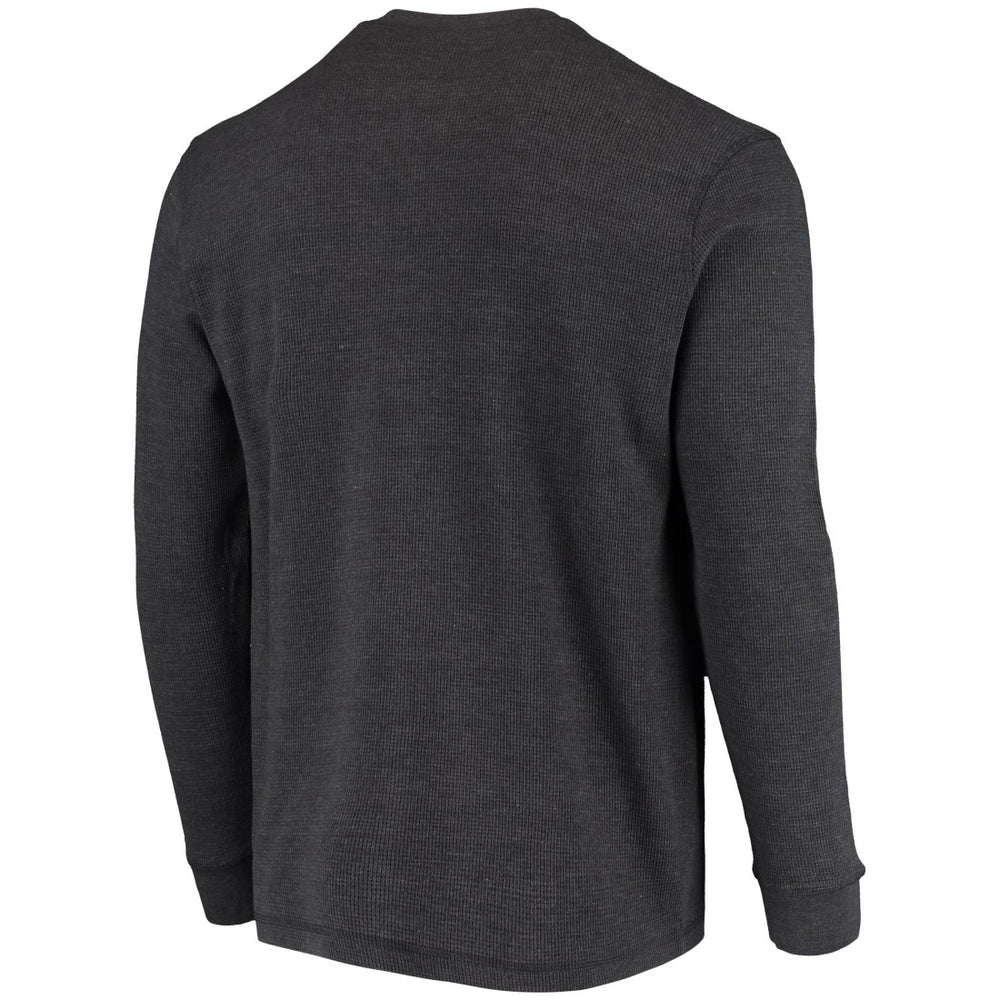Detroit Lions Dunbrooke Logo Maverick Thermal Henley Long Sleeve T-Shirt - Charcoal on sale