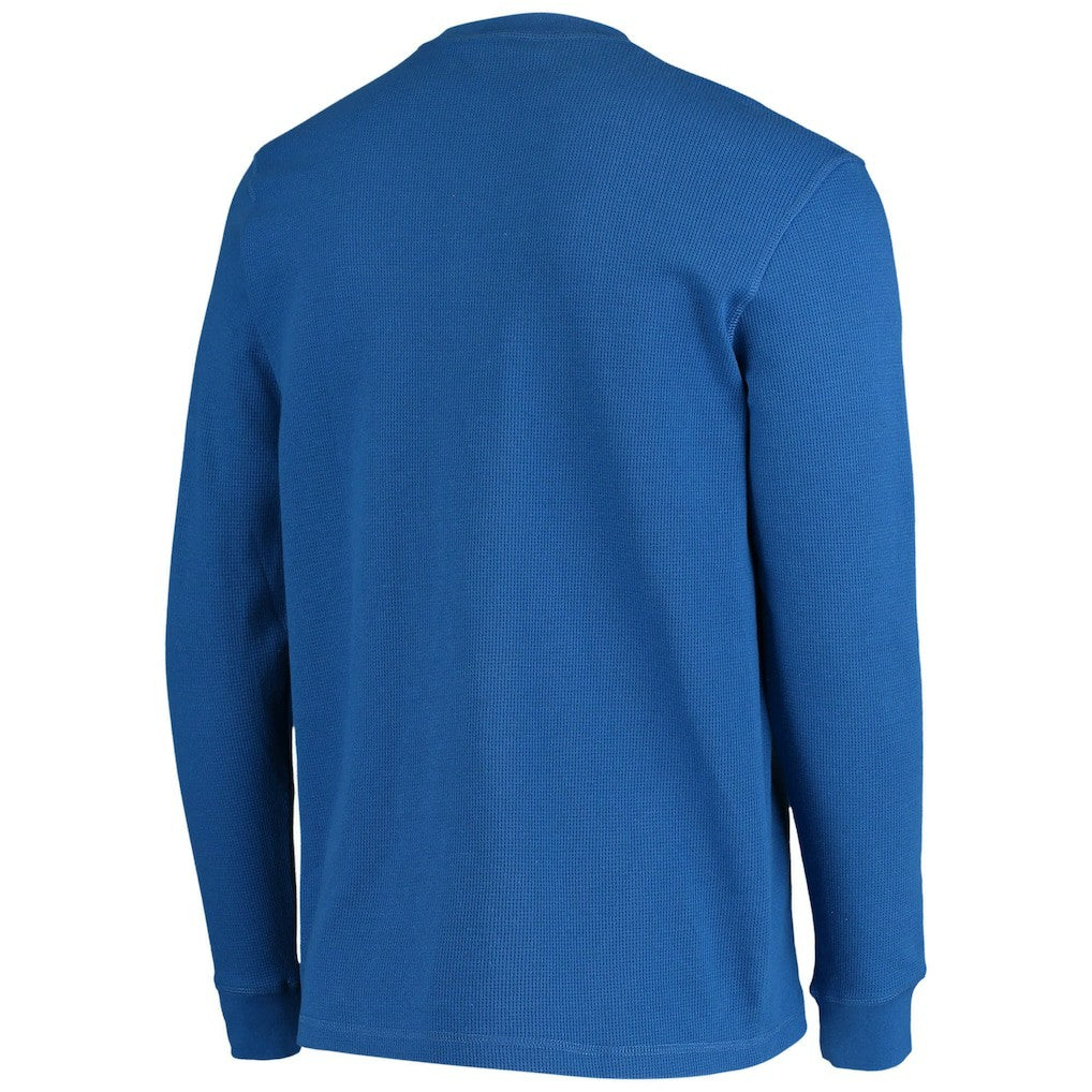 Los Angeles Rams Dunbrooke Logo Maverick Thermal Henley Long Sleeve T-Shirt - Royal on sale