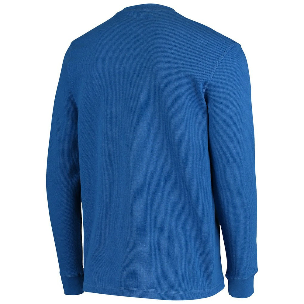 Los Angeles Rams Dunbrooke Logo Maverick Thermal Henley Long Sleeve T-Shirt - Royal on sale