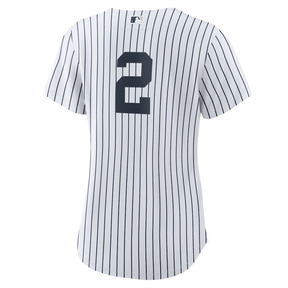Derek Jeter New York Yankees Women's Home Replica Player Jersey - White/Navy | Nike