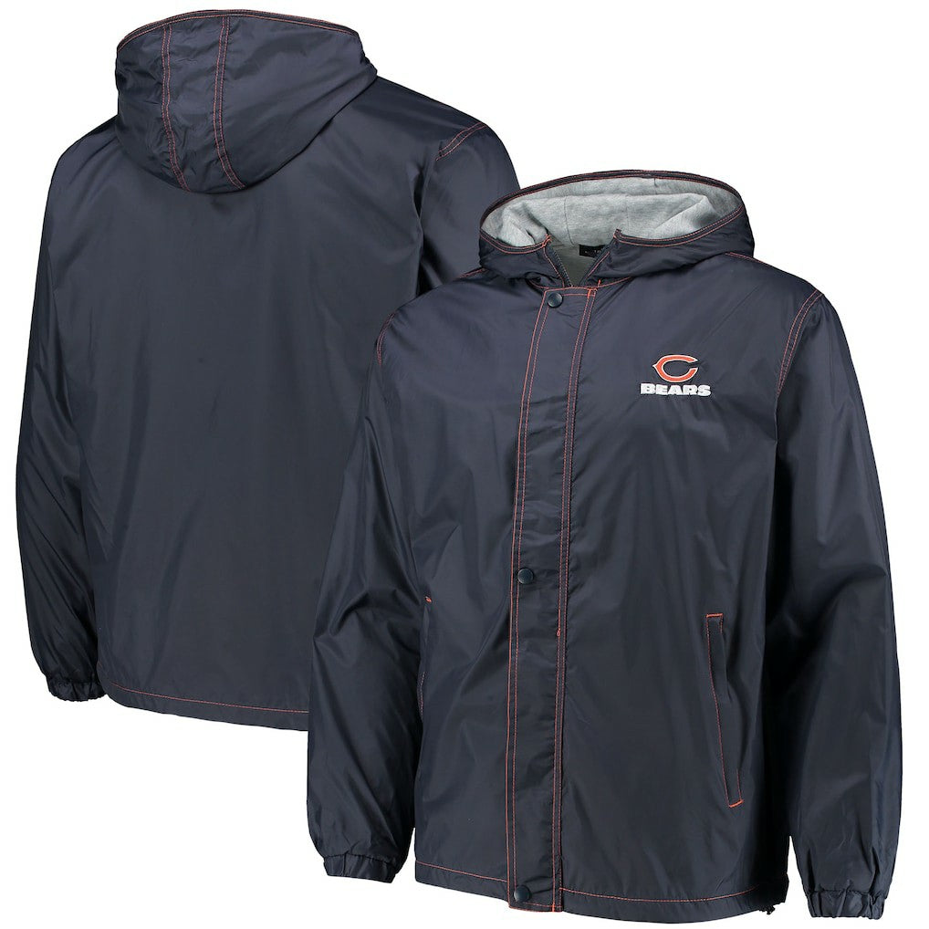 Chicago Bears Dunbrooke Logo Legacy Stadium Full-Zip Jacket- Navy sale