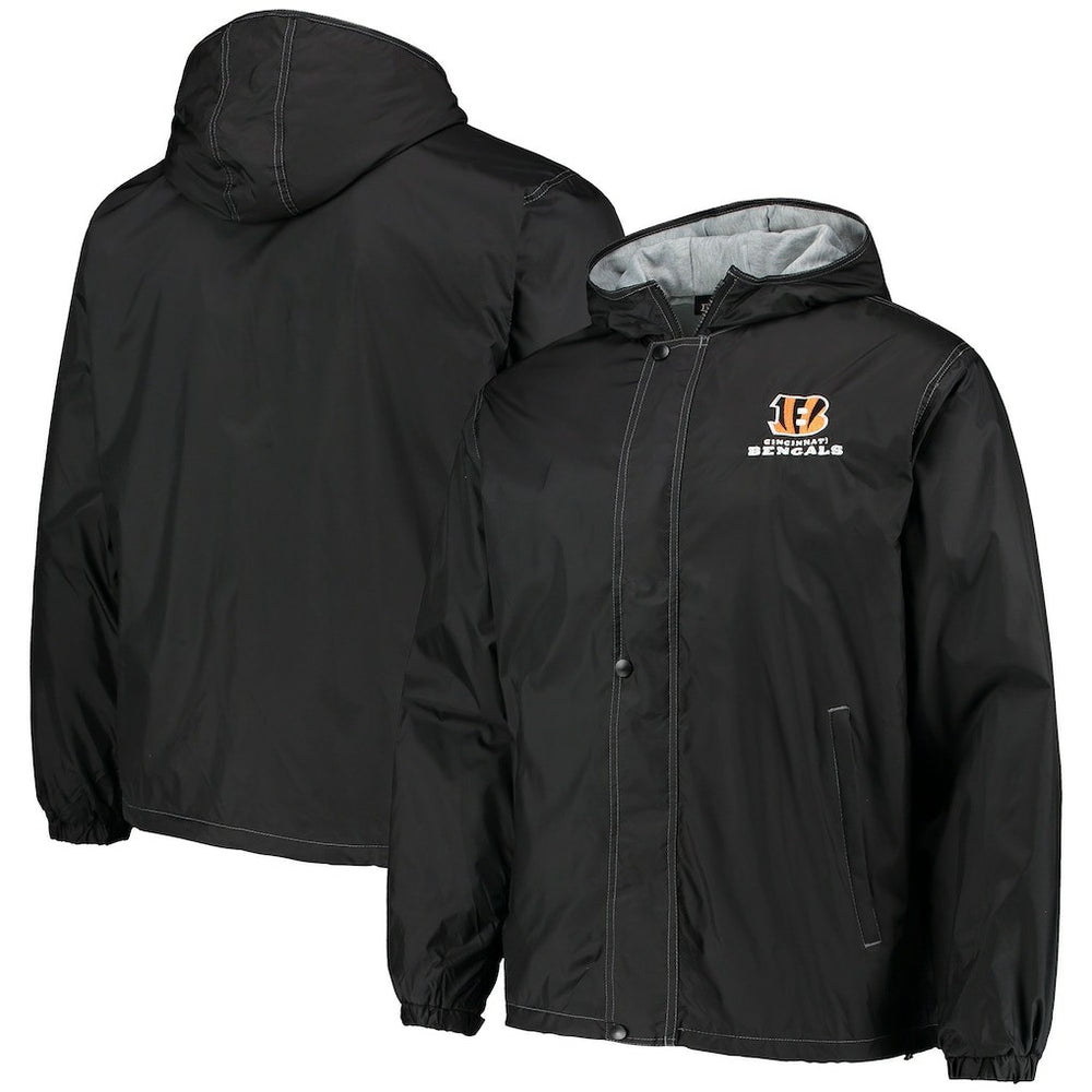 Cincinnati Bengals Dunbrooke Logo Legacy Stadium Full-Zip Jacket- Black cheap
