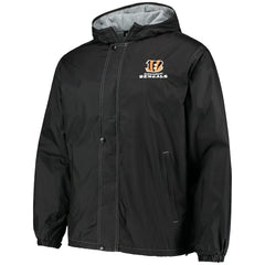 Cincinnati Bengals Dunbrooke Logo Legacy Stadium Full-Zip Jacket- Black cheap
