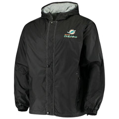 Miami Dolphins Dunbrooke Logo Legacy Stadium Full-Zip Jacket- Black on sale