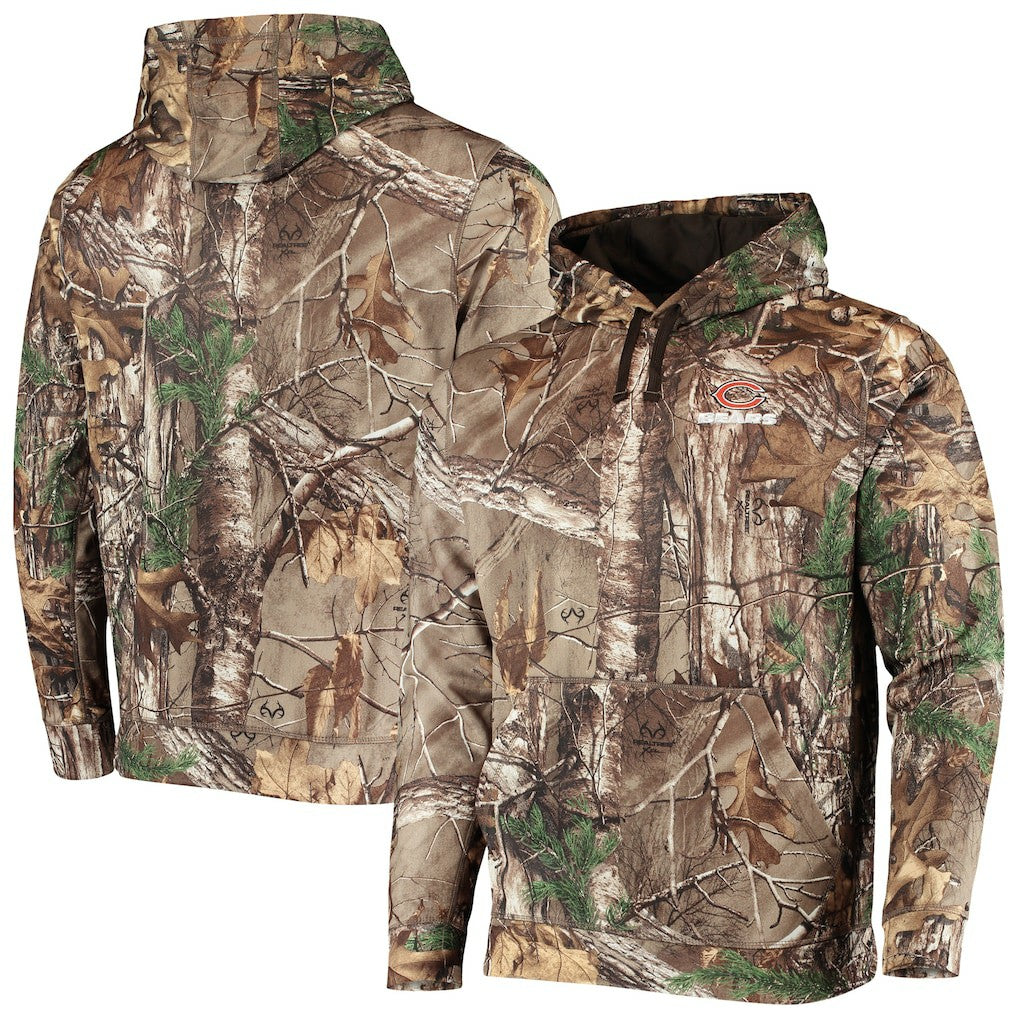 Chicago Bears Dunbrooke Circle Champion Tech Fleece Pullover Hoodie - Realtree Camo discount