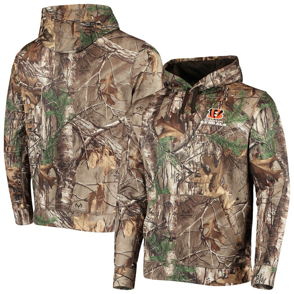 Cincinnati Bengals Dunbrooke Circle Champion Tech Fleece Pullover Hoodie - Realtree Camo sale