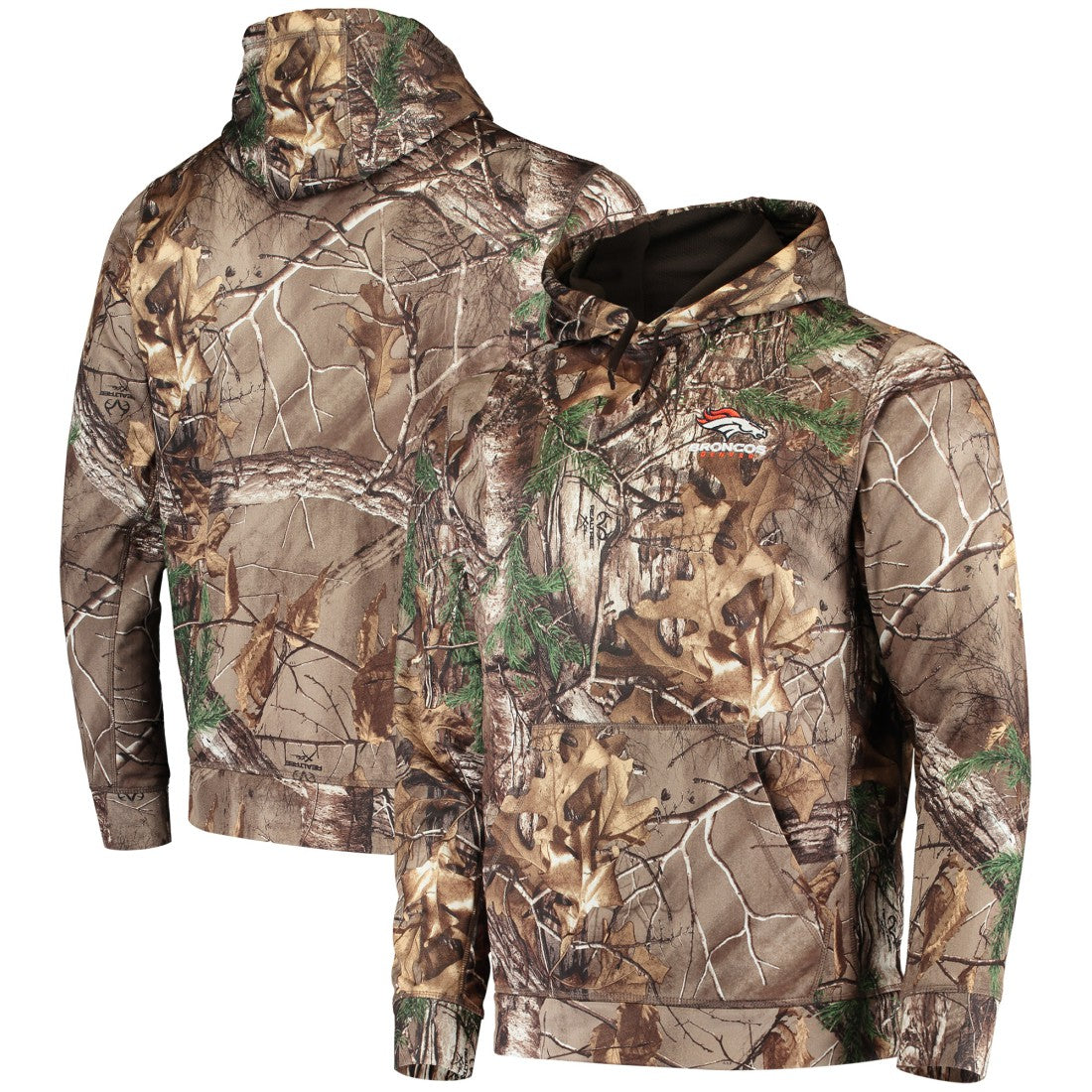 Denver Broncos Dunbrooke Circle Champion Tech Fleece Pullover Hoodie - Realtree Camo discount