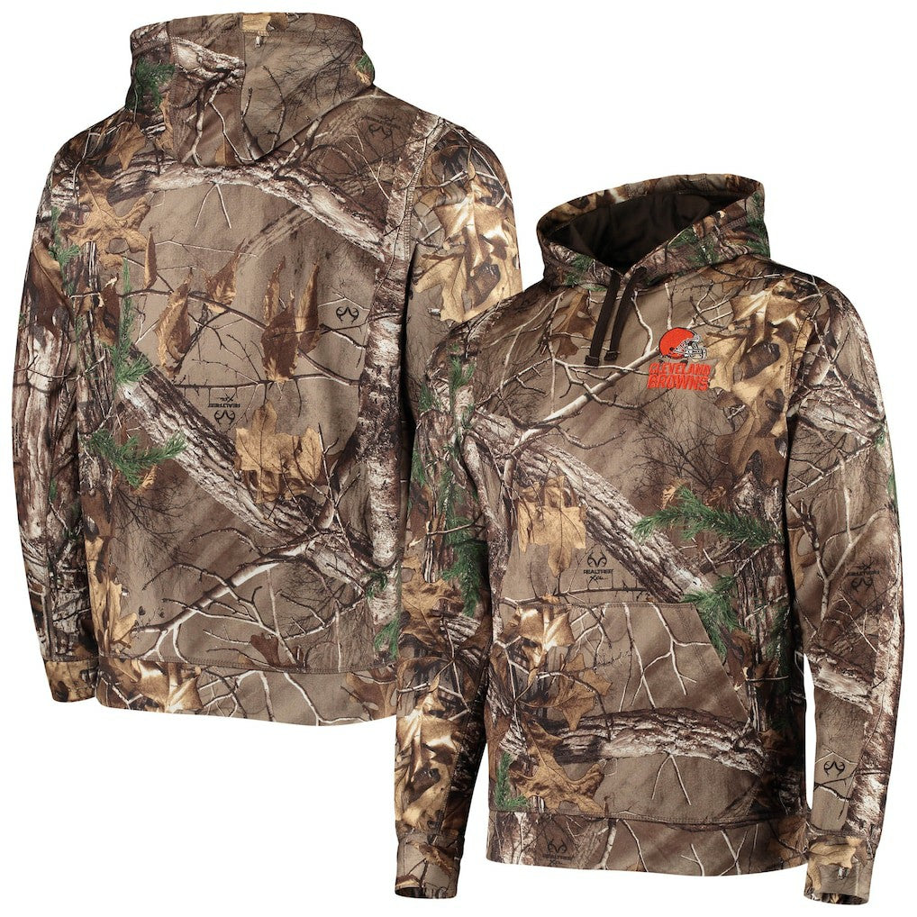 Cleveland Browns Dunbrooke Circle Champion Tech Fleece Pullover Hoodie - Realtree Camo discount