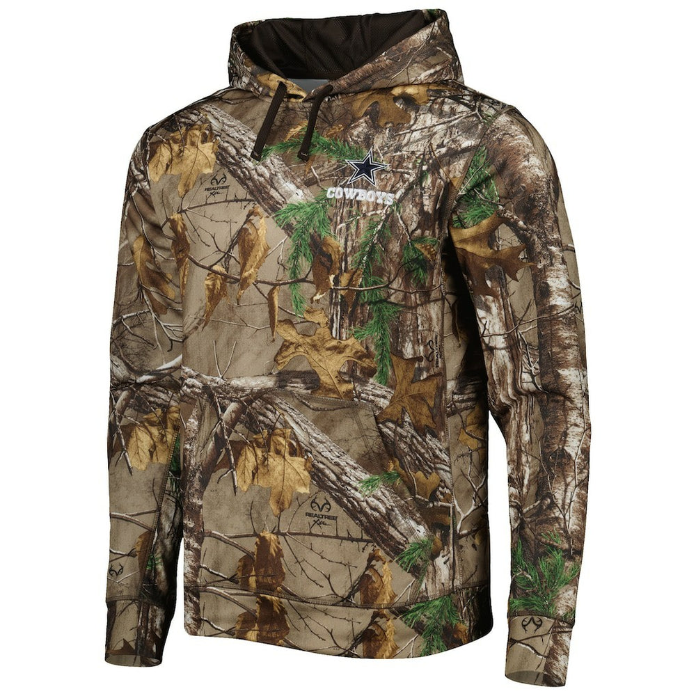 Dallas Cowboys Champion Tech Fleece Pullover Hoodie - Realtree Camo cheap