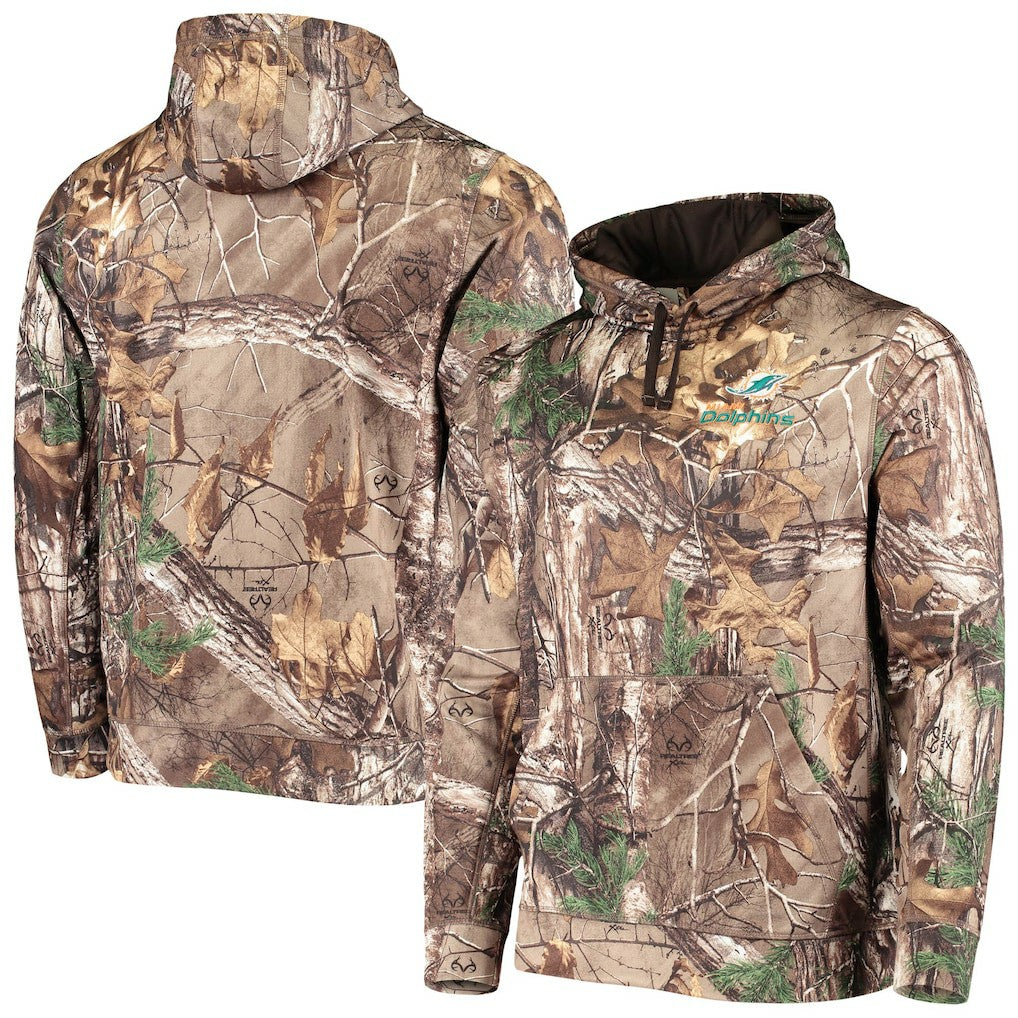 Miami Dolphins Dunbrooke Circle Champion Tech Fleece Pullover Hoodie - Realtree Camo online
