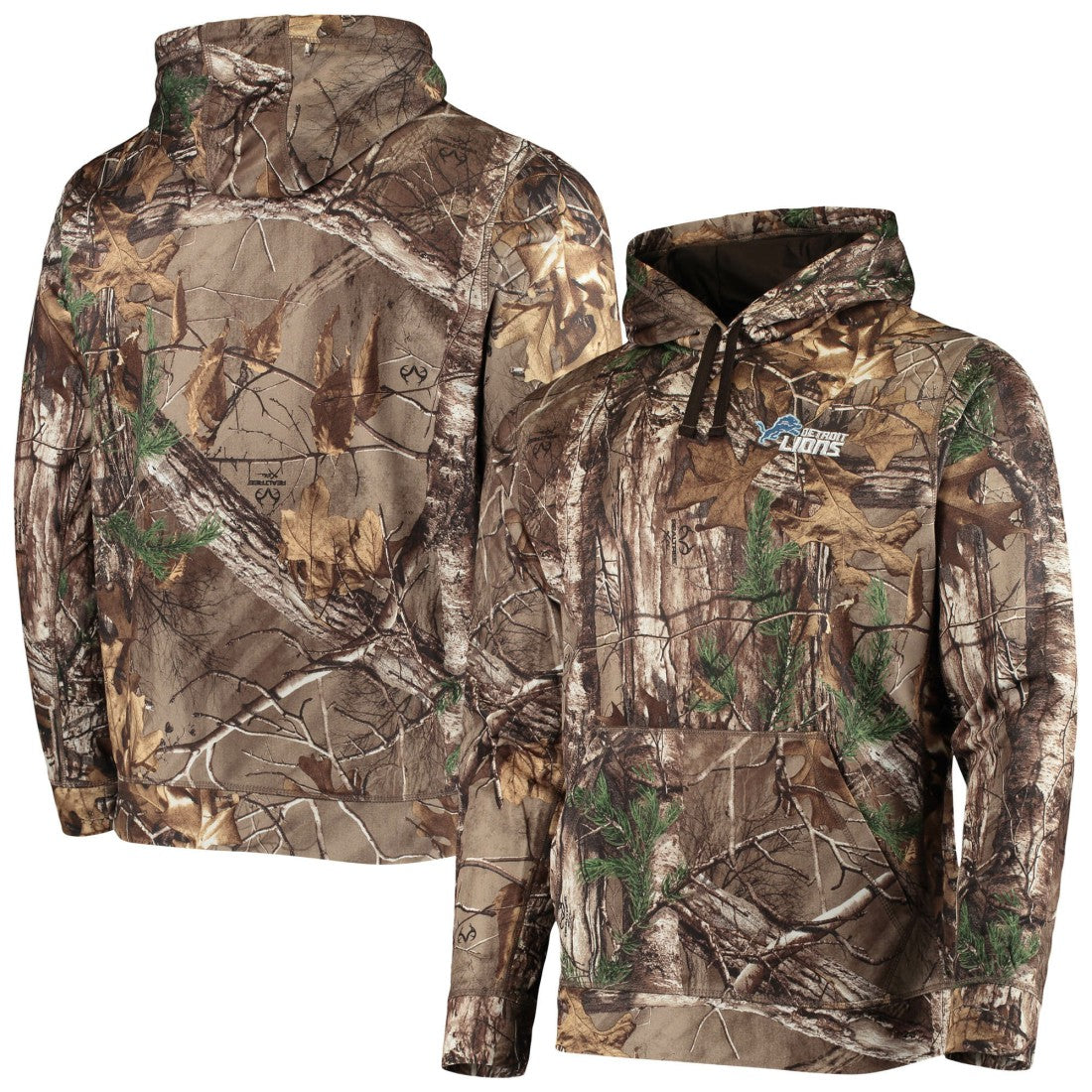 Detroit Lions Dunbrooke Circle Champion Tech Fleece Pullover Hoodie - Realtree Camo sale